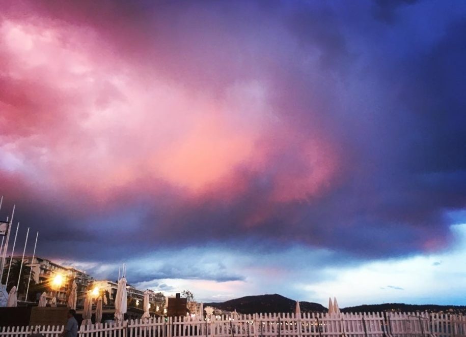 Orage à Nice